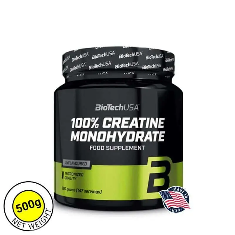 100% creatine mobohydrate 500g BIOTECH USA