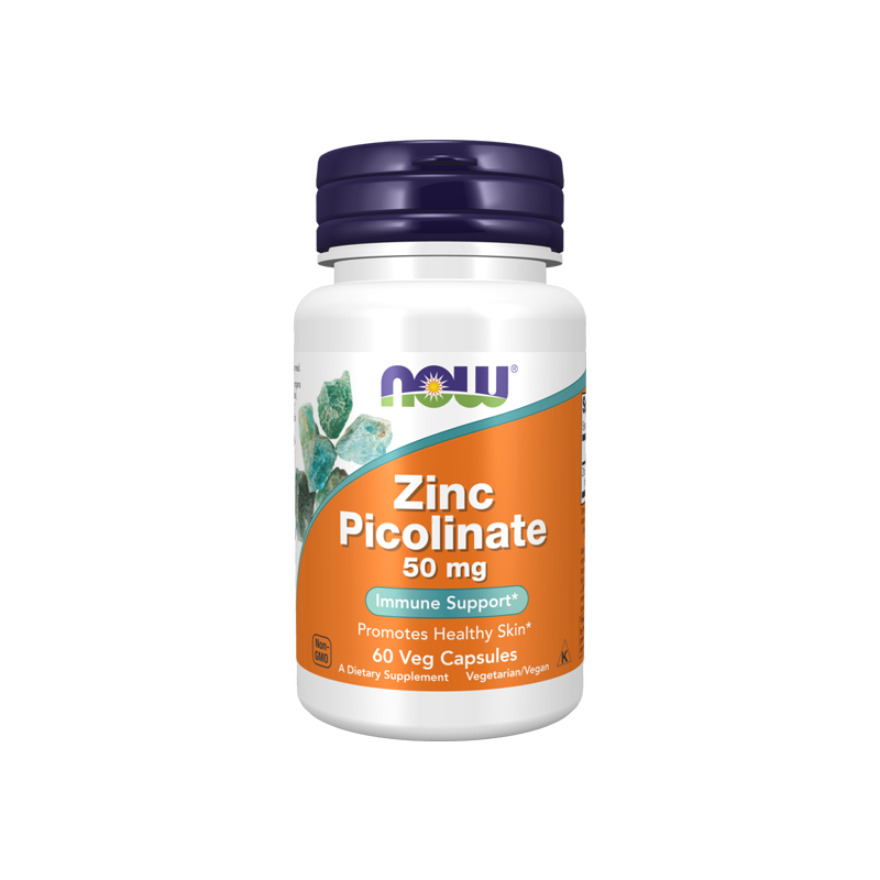 Lightbox Zinc Picolinate 50mg – Now Food 60CAPS
