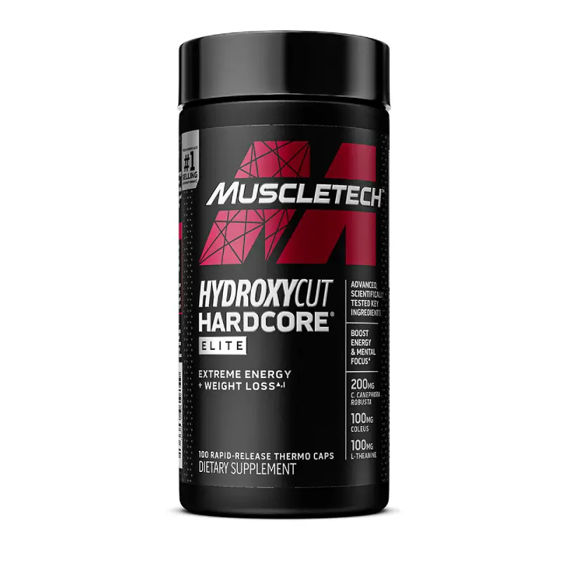 Hydroxycut Hardcore Elite MuscleTech 110 Capsules 