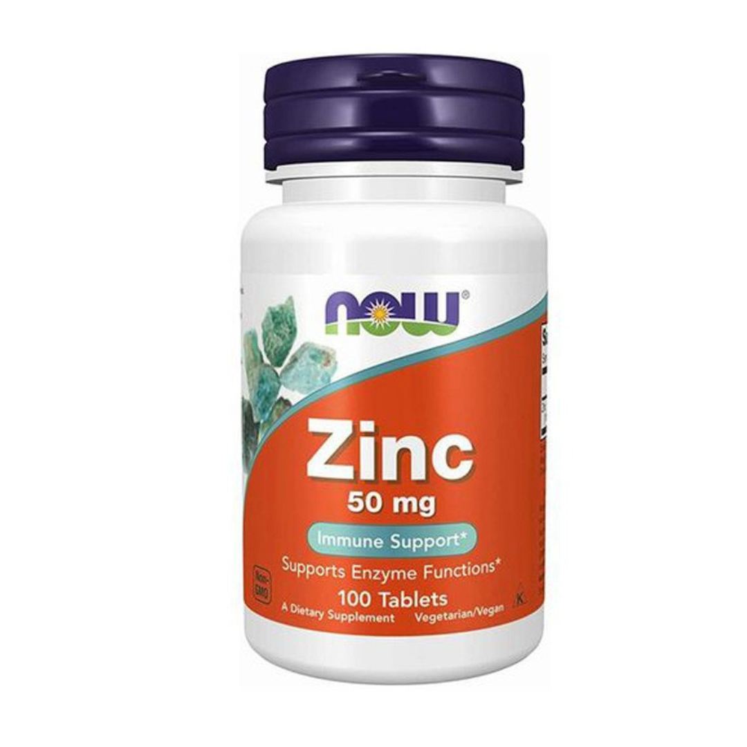 now food-Zinc  50mg 100 Tablets