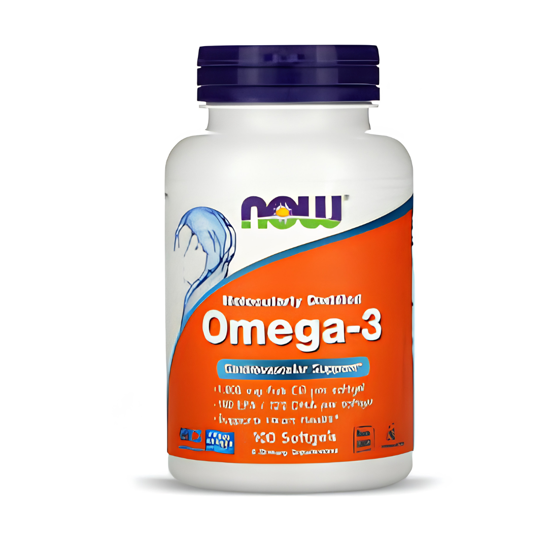 NOW Foods, Oméga-3, 180 mg 120 mg de DHA, 100 capsules