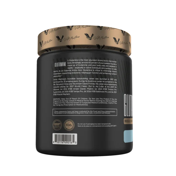 Glutamine 5000mg, 60 doses Partager L-Glutamine favorise la récupération musculaire, diminue les douleurs musculaires, appuie le système immunitaire et optimise la digestion.