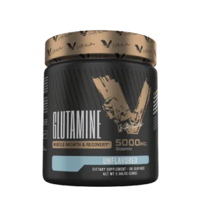 Glutamine 5000mg, 60 doses Partager L-Glutamine favorise la récupération musculaire, diminue les douleurs musculaires, appuie le système immunitaire et optimise la digestion.