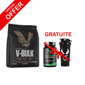 Victor Martinez V bulk 5,4kg Plus Mutivitamine et Shaker
