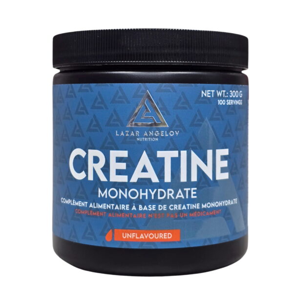 Lazar Angelov Creatine Monohydrate 300g 100 Servings Maroc